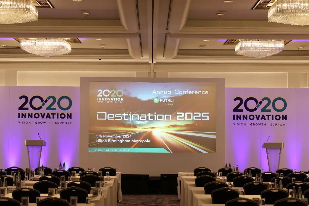 David Meade, Motivational Keynote Speaker for 20:20 Innovation Conference. Birmingham, U.K. 2024 | David Meade Events