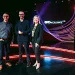 David Meade (m), Motivational Keynote Speaker for Darktrace SKO. Los Angeles, USA. | AI and cybersecurity keynote broadcast. | David Meade Events