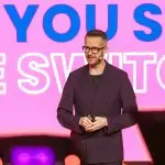 David Meade, Motivational Keynote Speaker for Darktrace SKO. Los Angeles, USA. | AI Branding and Innovation Broadcast | David Meade Events